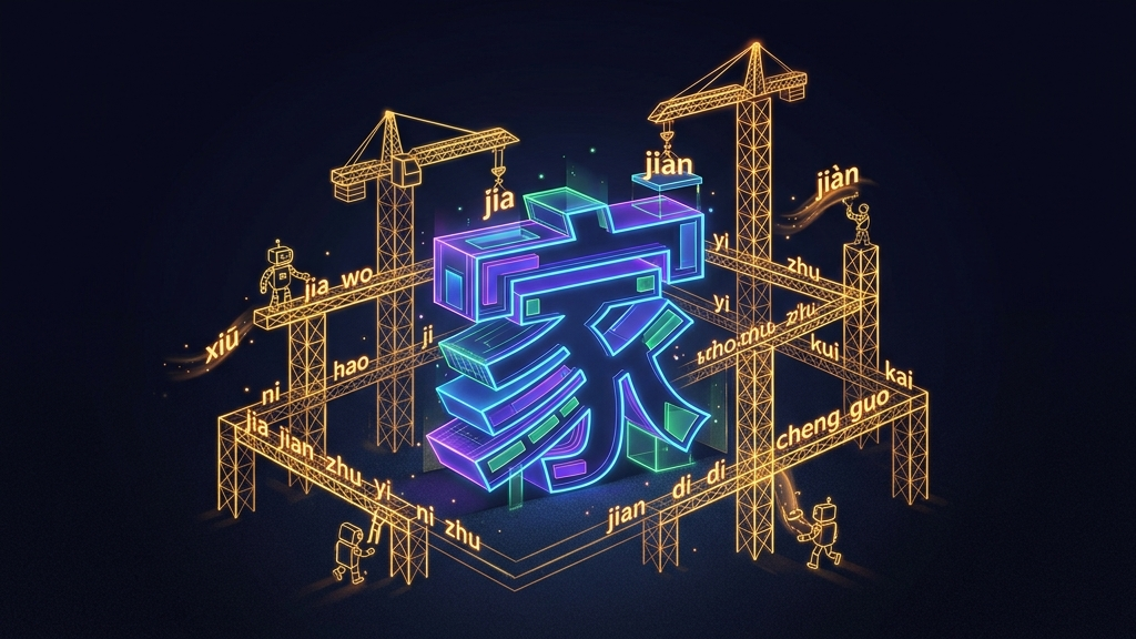 Pinyin is scaffolding around the characters, not the language itself.